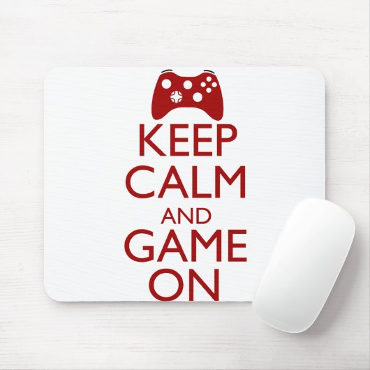 Kalm houden en gamen aan muismat (Met muis)