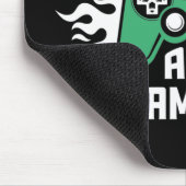 Kalm houden en gamen aan muismat (Hoek)