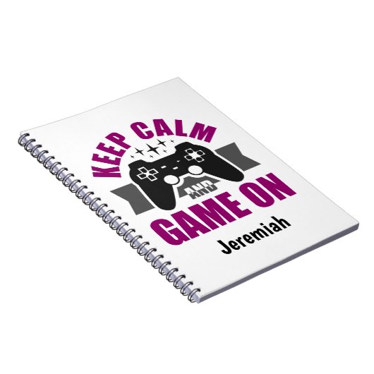 Kalm houden en gamen in Notitieboek houden (Rechterzijde)