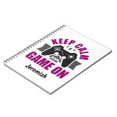 Kalm houden en gamen in Notitieboek houden (Linkerzijde)