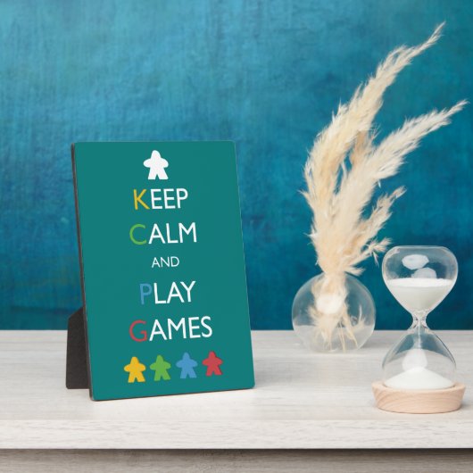 Kalm houden en games spelen | Boardgame Lover Fotoplaat (Zijkant)