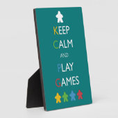 Kalm houden en games spelen | Boardgame Lover Fotoplaat (Zijkant)