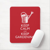 Kalm houden en Gardening Gardener's Funny houden Muismat (Met muis)