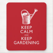 Kalm houden en Gardening Gardener's Funny houden Muismat (Voorkant)