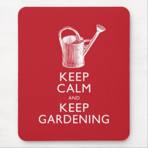Kalm houden en Gardening Gardener's Funny houden Muismat