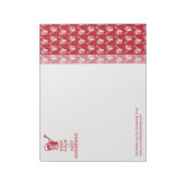 Kalm houden en Gardening Gardener's Funny houden Notitieblok (Linkerzijde)