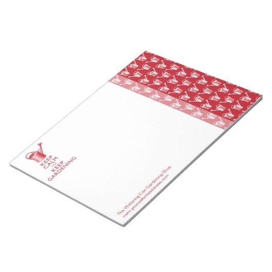 Kalm houden en Gardening Gardener's Funny houden Notitieblok (Schuin)