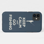 Kalm houden en Gevist houden (marine) Case-Mate iPhone Case (Achterkant (horizontaal))