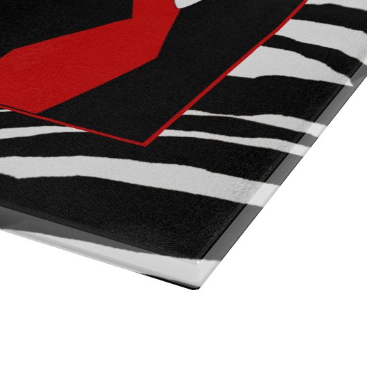 "Kalm houden en geweldig zijn!" Snijplank (Hoek)