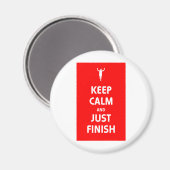 Kalm houden en gewoon afwerken magneet (Voorkant / Achterkant)