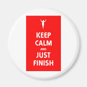 Kalm houden en gewoon afwerken magneet (Voorkant)