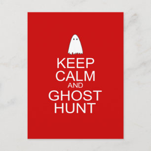 Kalm houden en Ghost Hunt (Parody) Briefkaart