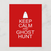 Kalm houden en Ghost Hunt (Parody) Briefkaart (Voorkant)
