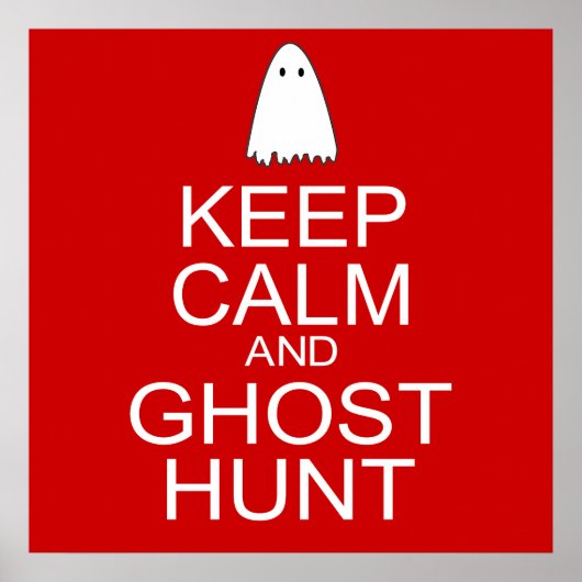 Kalm houden en Ghost Hunt (Parody) Poster (Voorkant)