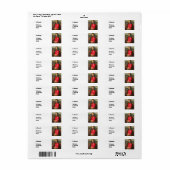 Kalm houden en glimlachen etiket (Full Sheet)