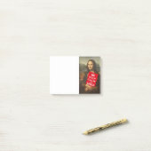Kalm houden en glimlachen post-it® notes (Op bureau)