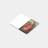 Kalm houden en glimlachen post-it® notes (Schuin)