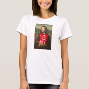 Kalm houden en glimlachen t-shirt