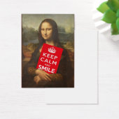 Kalm houden en glimlachen visitekaartjes (Bureau)