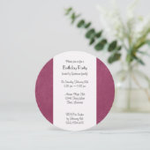 Kalm houden en gloeien omhoog - Roze leder Kaart (Staand voorkant)