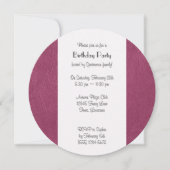 Kalm houden en gloeien omhoog - Roze leder Kaart (Voorkant)