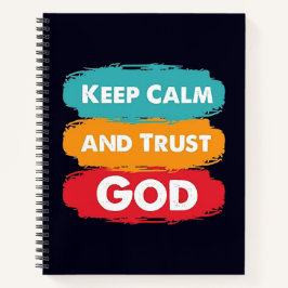 Kalm houden en God vertrouwen Notitieboek