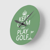 Kalm houden en Golf afspelen - alle kleuren Ronde Klok (Hoek)