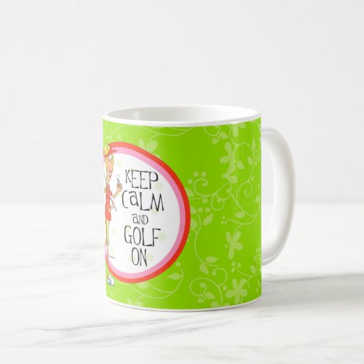 Kalm houden en Golf op Mok houden (Voorkant rechts)