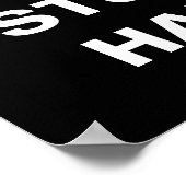 Kalm houden en hard studeren poster (Hoek)