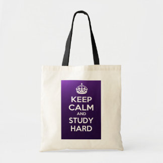 Kalm houden en hard studeren tote bag