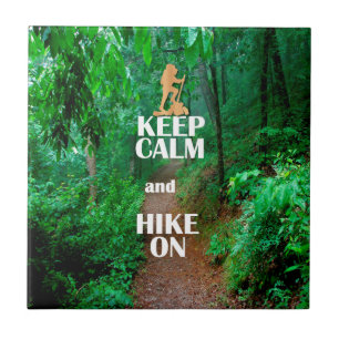 Kalm houden en hekken aan tegeltje