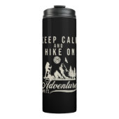 Kalm houden en hekken aan thermosbeker (Voorkant)