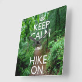 Kalm houden en hekken aan vierkante klok (Hoek)