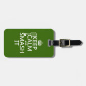 Kalm houden en hem (tennis) (om het even welke kle bagagelabel (Voorkant horizontaal)