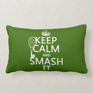 Kalm houden en hem (tennis) (om het even welke kle kussen