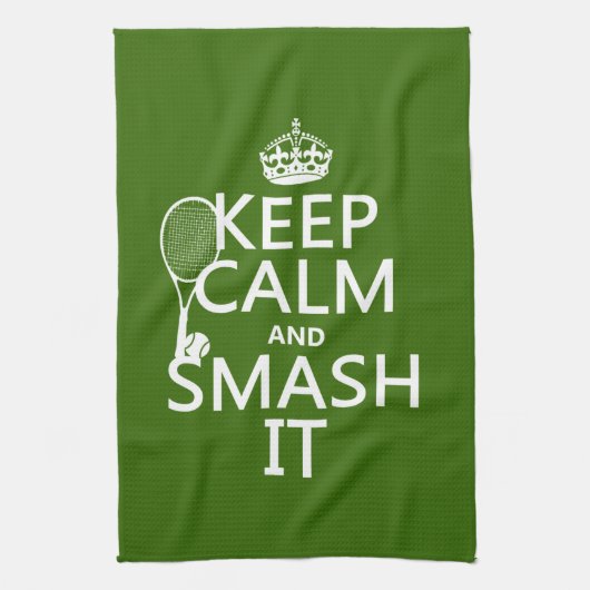 Kalm houden en hem (tennis) (om het even welke kle theedoek (Verticaal)