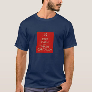 kalm houden en het communistisch kapitalisme t - s t-shirt
