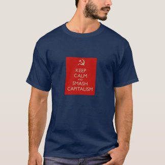 kalm houden en het communistisch kapitalisme t - s t-shirt