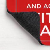 Kalm houden en het met papa eens zijn muismat (Hoek)