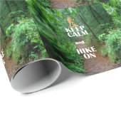 Kalm houden en Hike aan houden Cadeaupapier (Rol Hoek)