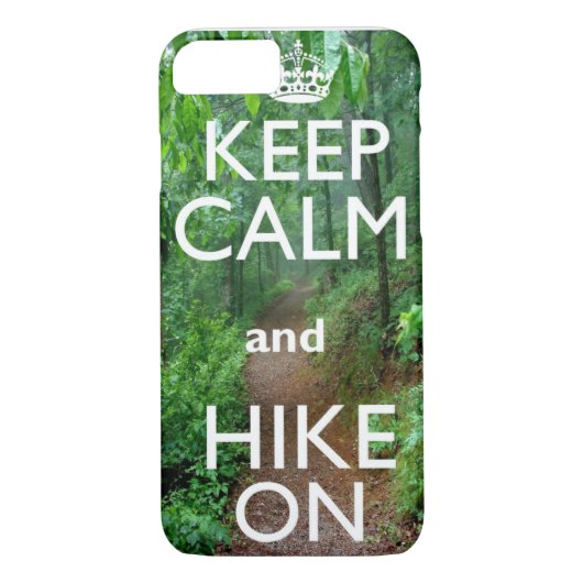 Kalm houden en Hike aan houden Case-Mate iPhone Case (Achterkant)