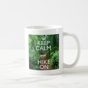 Kalm houden en Hike aan houden Koffiemok