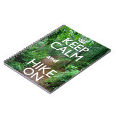 Kalm houden en Hike aan houden Notitieboek (Linkerzijde)