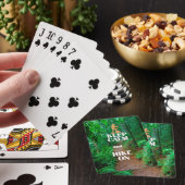Kalm houden en Hike aan houden Pokerkaarten (Insitu)