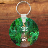 Kalm houden en Hike aan houden Sleutelhanger (Voorkant)