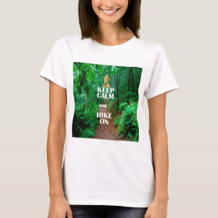 Kalm houden en Hike aan houden T-shirt