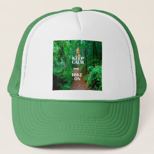 Kalm houden en Hike aan houden Trucker Pet