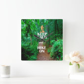 Kalm houden en Hike aan houden Vierkante Klok (Huis)