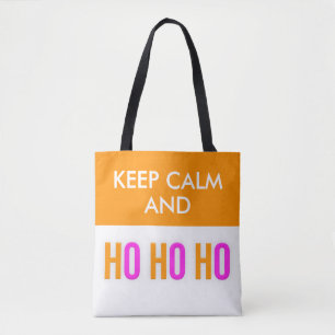 Kalm houden en HO HO HO Kerstmis Canvas tassen