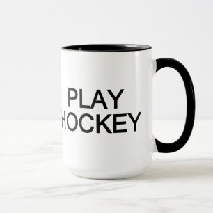 Kalm houden en Hockey-mok afspelen - kies stijl, k Mok